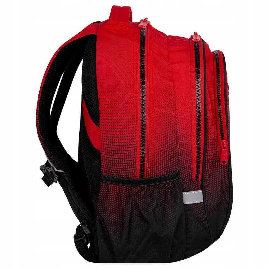 SCHOOL BACKPACK YOUTH GRADIENT BLACK RED Manufacturer code F002756