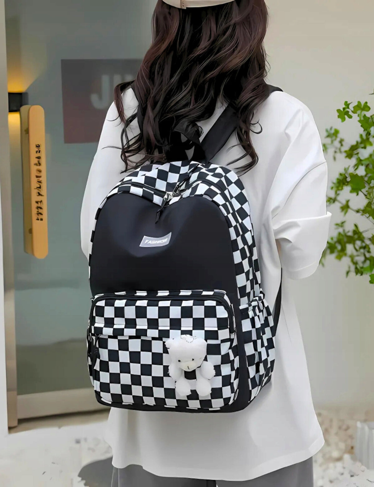 SCHOOL BACKPACK YOUTH GRILLE BLACK Packaging status original