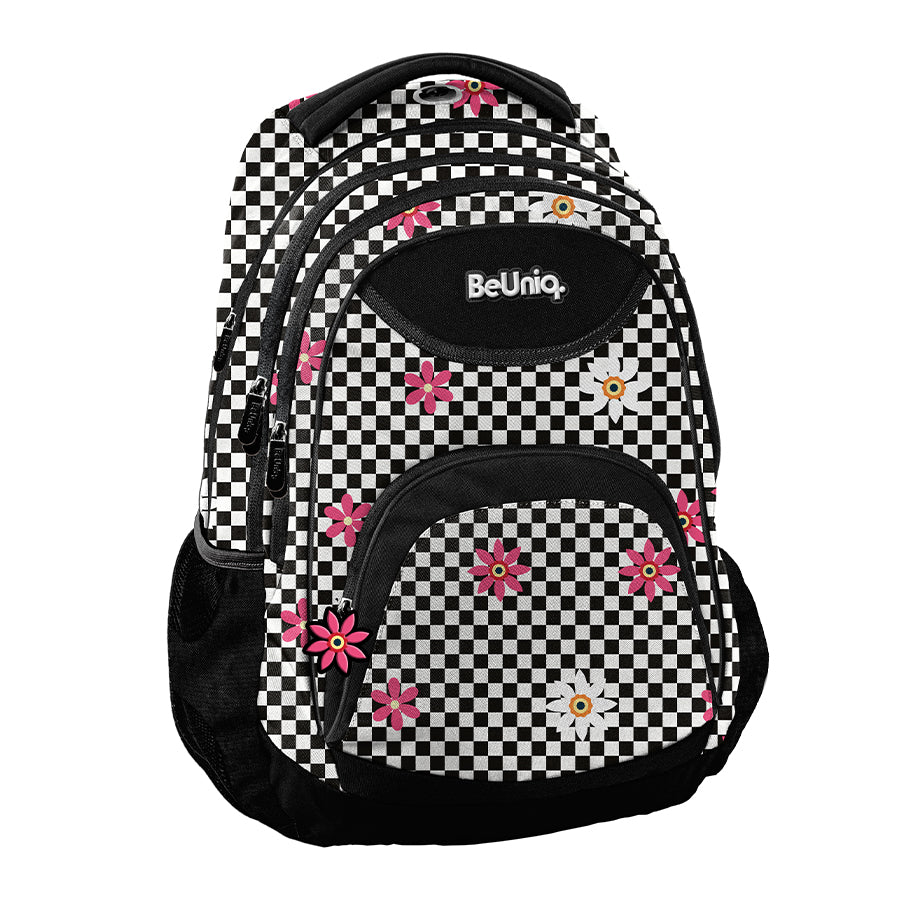 SCHOOL BACKPACK YOUTH Grille Flowers BeUniq