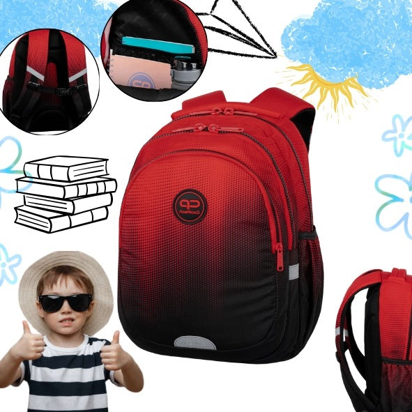 SCHOOL BACKPACK YOUTH MULTI-CHAMBER COOLPACK UNISEX LARGE URBAN