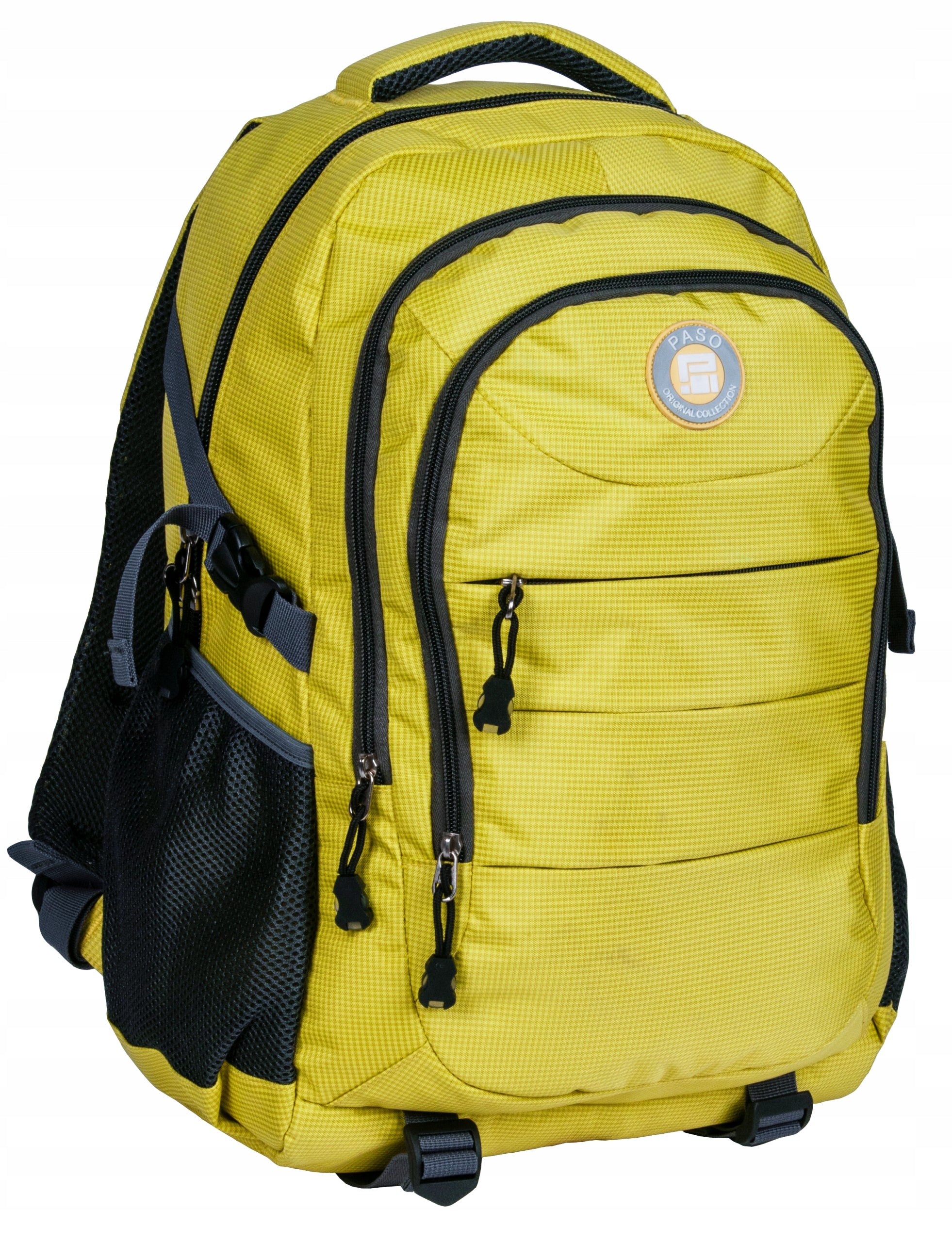 SCHOOL BACKPACK YOUTH PASO LARGE WATERPROOF roomy YELLOW hiking