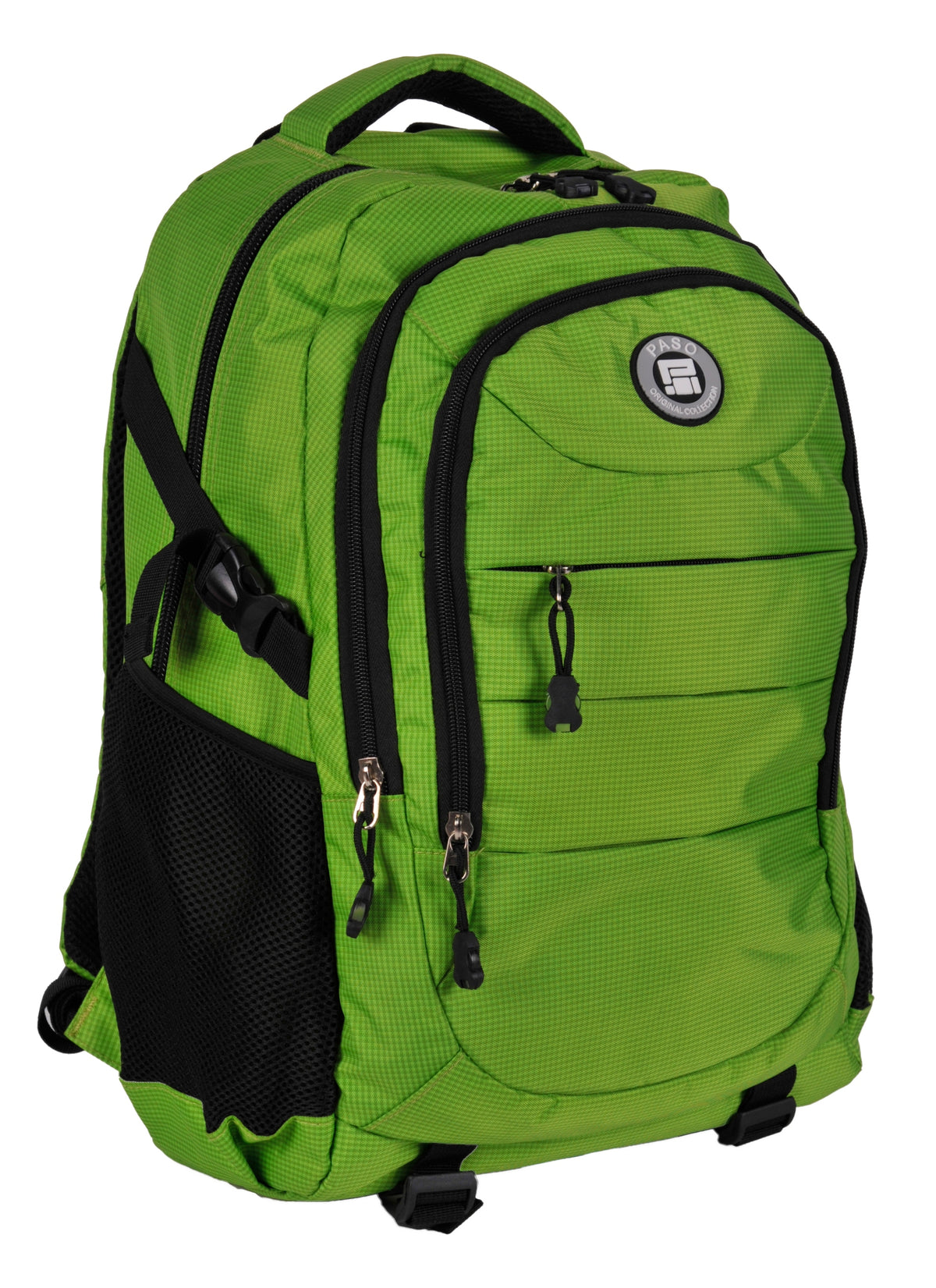 SCHOOL BACKPACK YOUTH PASO WATERPROOF roomy GREEN hiking Packaging status original
