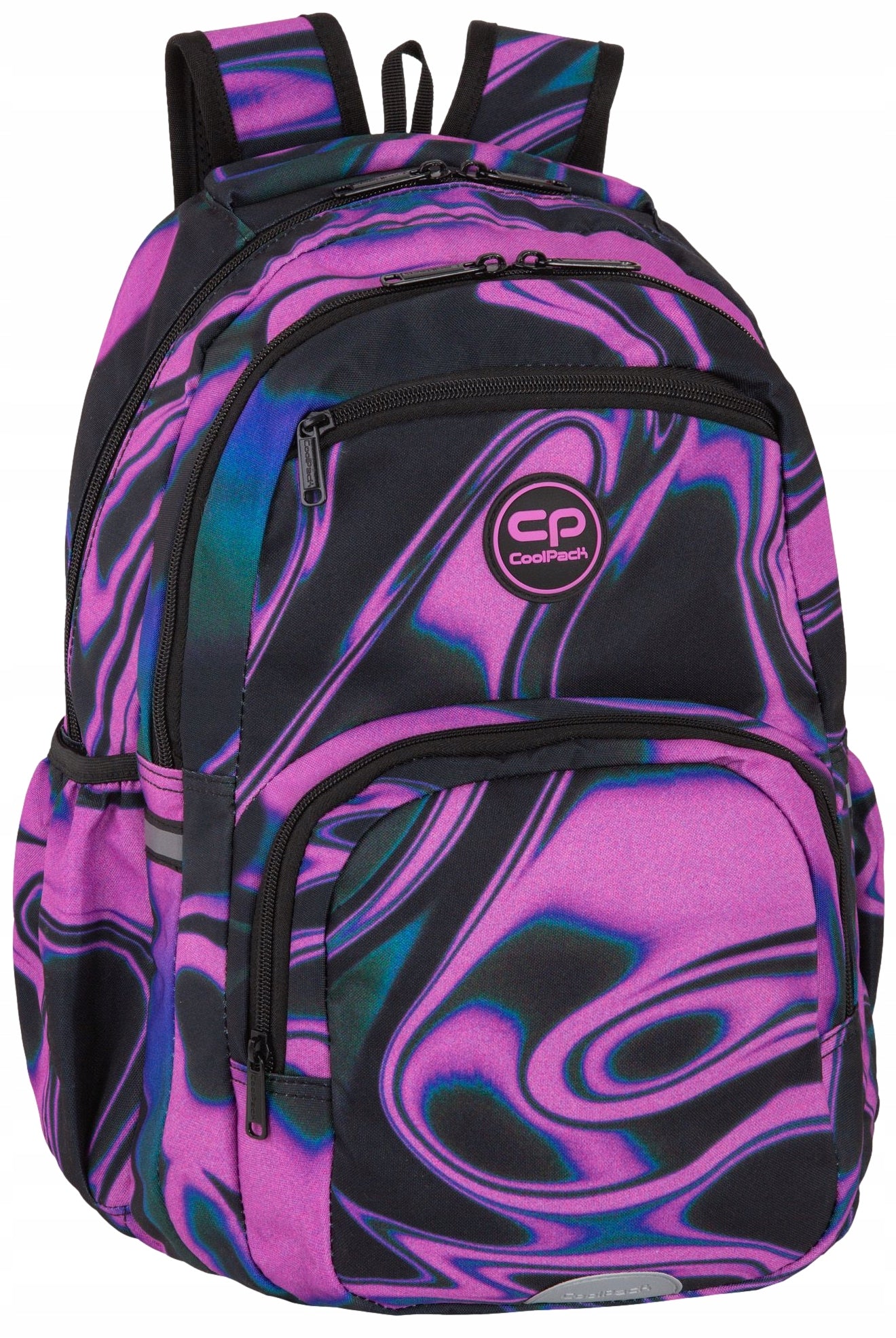 SCHOOL BACKPACK YOUTH PICK AMETHYST F099892 COOLPACK BLACK-PURPLE EAN (GTIN) 5903686382246