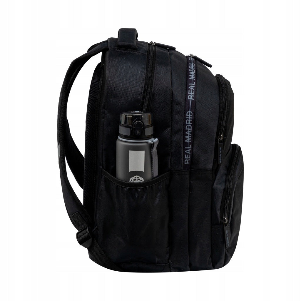 SCHOOL BACKPACK YOUTH REAL MADRID BLACK FOR BOY LARGE ROOMY 27L Manufacturer code 5908076881965