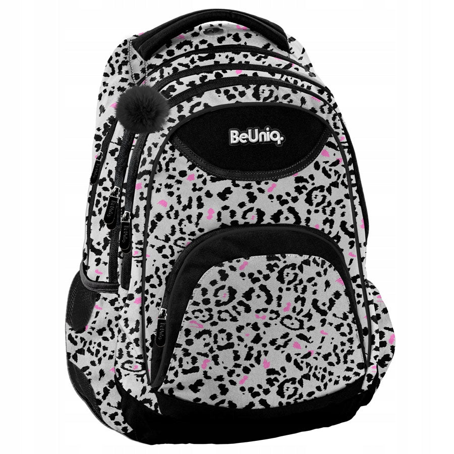 SCHOOL BACKPACK YOUTH SATCHEL BLACK EMOTICONS EMOTIONS SMILEY