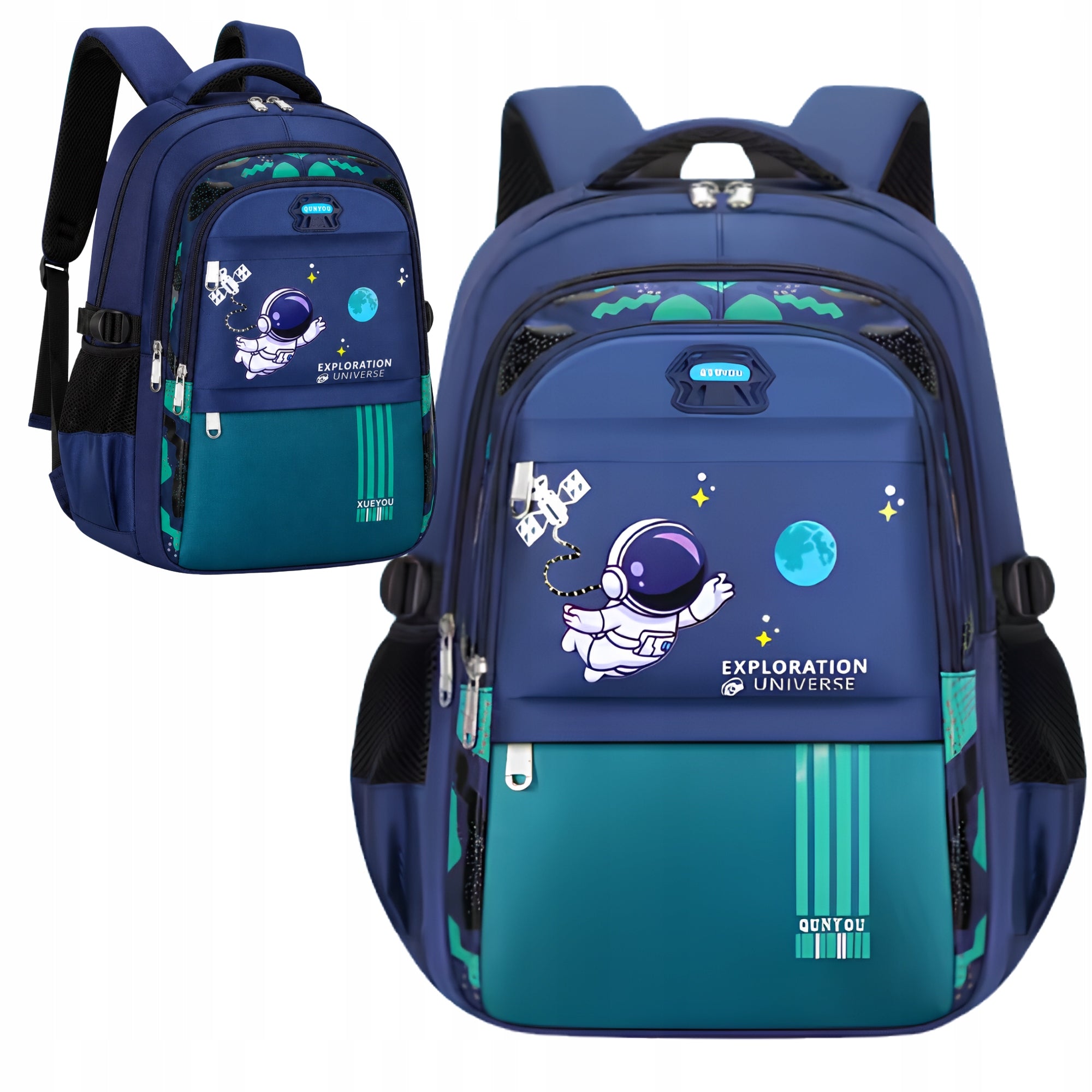 SCHOOL BACKPACK YOUTH SATCHEL CAPACIOUS ASTRONAUT FOR SCHOOL CLASS.1-3 Packaging status original