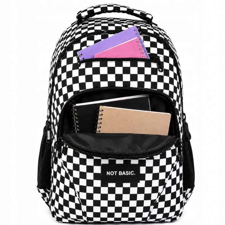 SCHOOL BACKPACK YOUTH SATCHEL CAPACIOUS CHESSBOARD FOR SCHOOL CLASS 4-6 Brand no brand