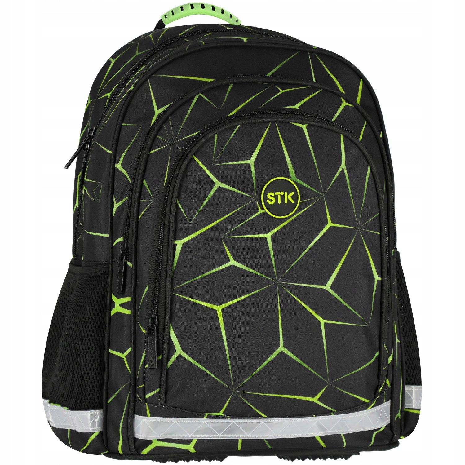 SCHOOL BACKPACK YOUTH SATCHEL FOR BOY BLACK 3D QUAKE Manufacturer code 553003