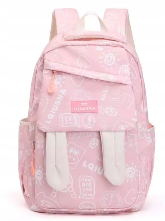 SCHOOL BACKPACK YOUTH SATCHEL GIRLS WITH BUNNY EARS Manufacturer code PLECAK SZKOLNY MŁODZIEŻOWY Z USZAMI KRÓLICZEK