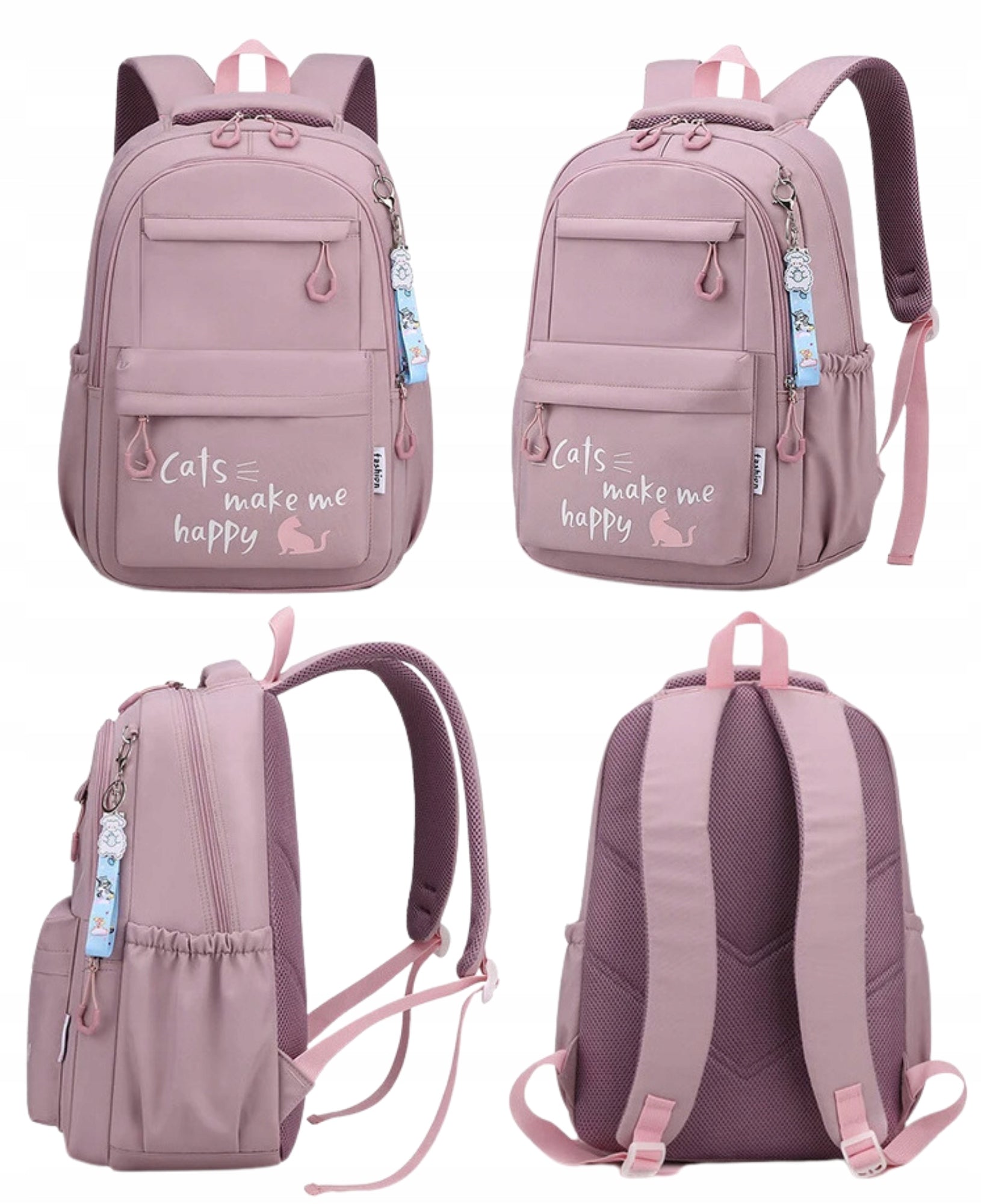 SCHOOL BACKPACK YOUTH SATCHEL ROOMY FOR GIRLS CLASS 4-6 Brand 100