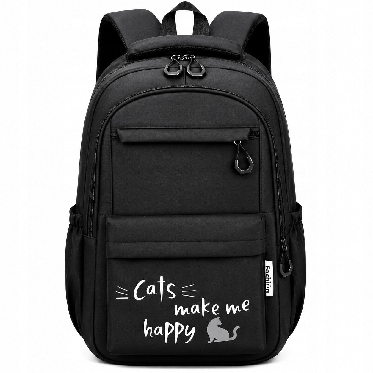 SCHOOL BACKPACK YOUTH SATCHEL ROOMY LARGE BLACK FOR SCHOOL CLASS 1-3