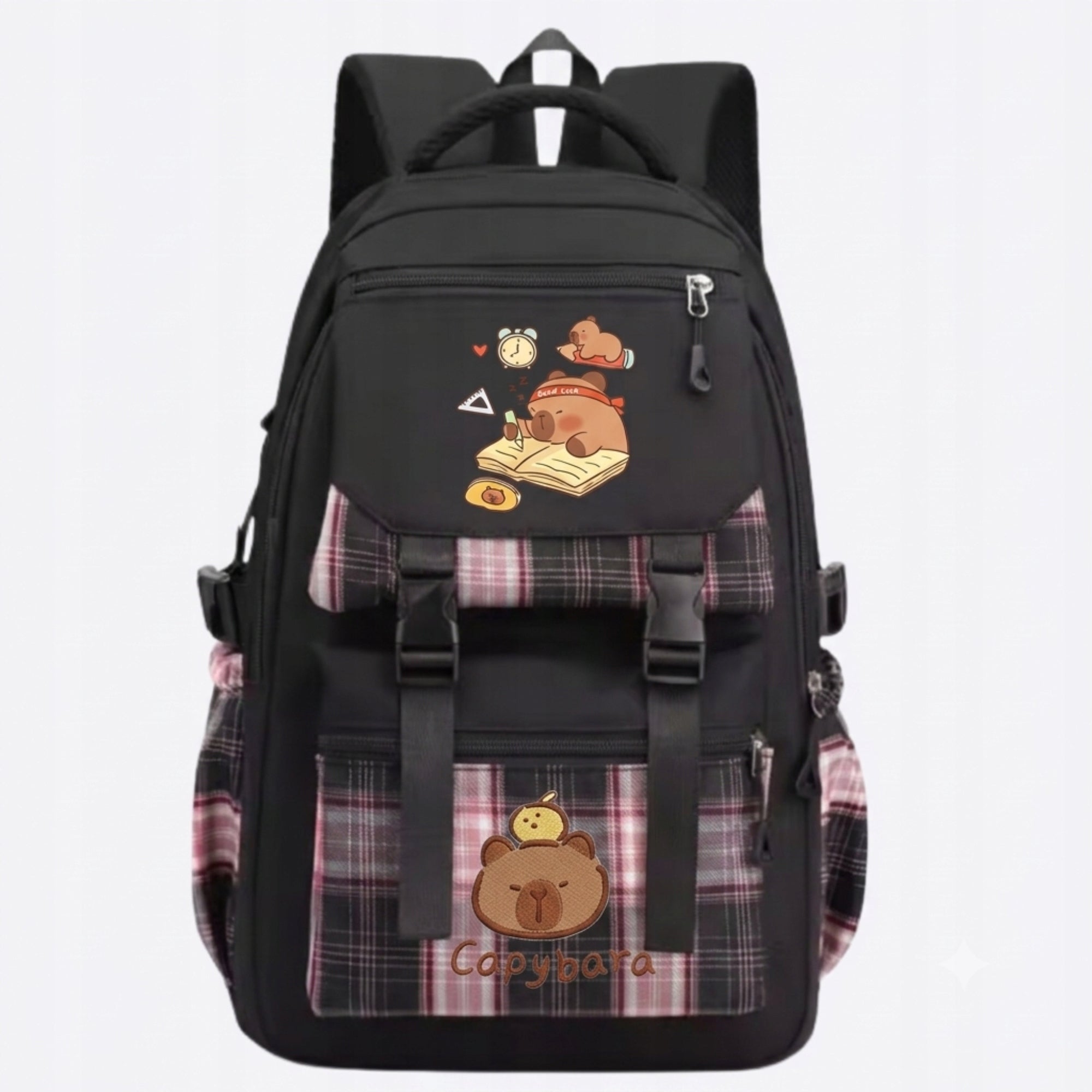 SCHOOL BACKPACK YOUTH SATCHEL ROOMY LARGE CAPYBARA FOR SCHOOL CLASS.4-6 Manufacturer code PLECAK27