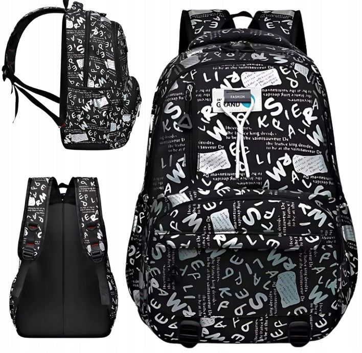 SCHOOL BACKPACK YOUTH SATCHEL ROOMY LARGE FOR SCHOOL CLASS 1-3 Packaging status original