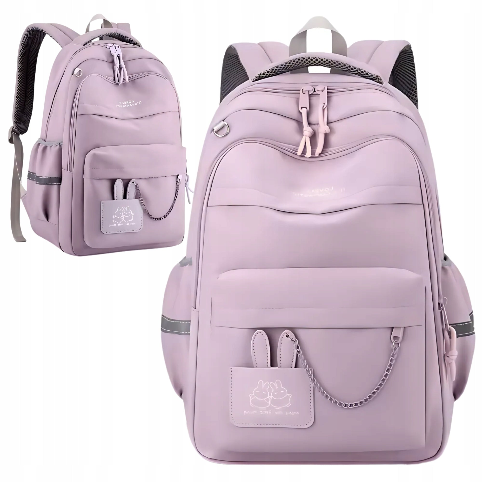 SCHOOL BACKPACK YOUTH SATCHEL ROOMY LARGE PURPLE FOR SCHOOL KL. Manufacturer code PLECAK15