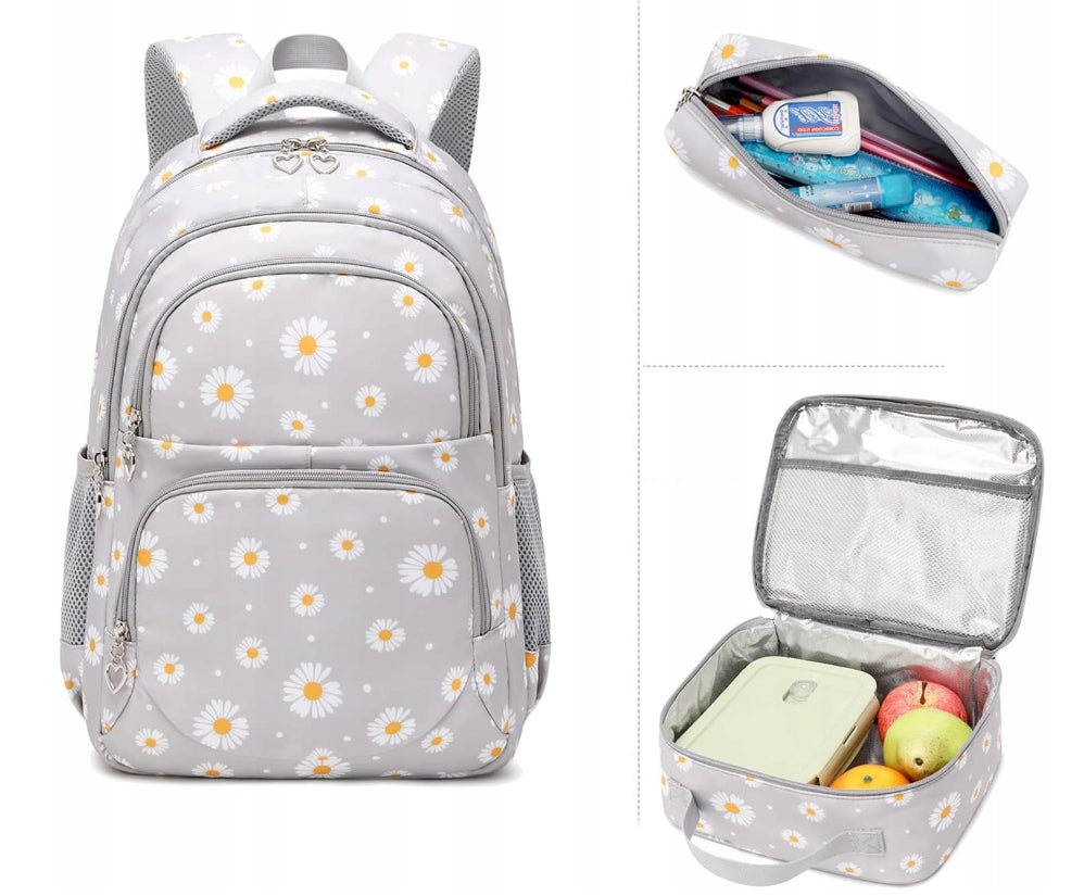 SCHOOL BACKPACK YOUTH SET FOR SCHOOL FOR GIRLS LUNCH BAG Manufacturer code 2972689
