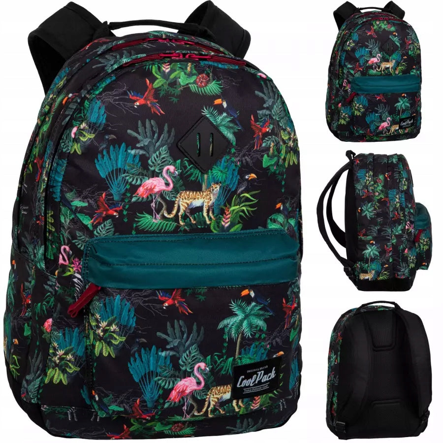 SCHOOL BACKPACK YOUTH URBAN ELEGANT FOR GIRLS WOMEN RASPBERRYDI