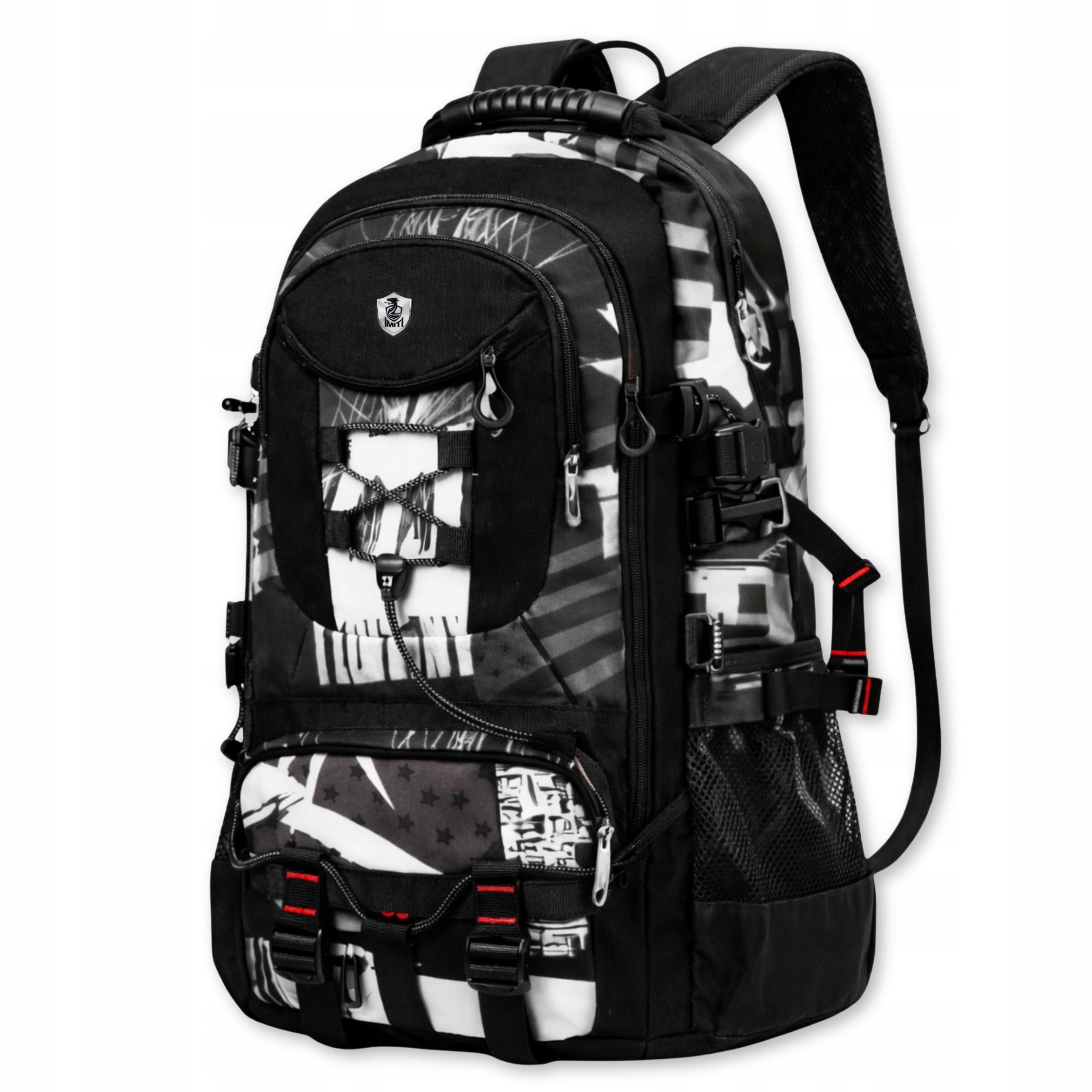 SCHOOL BACKPACK YOUTH URBAN WATERPROOF ROOMY BLACK 40L Manufacturer code 1305898544