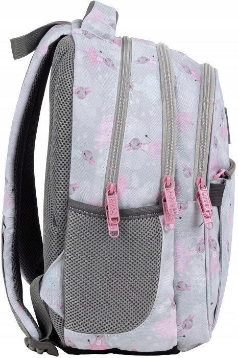 SCHOOL BACKPACK for 1 Class SWEET BUNNIES PASTEL BALLET BACKUP P82 Brand Back Up