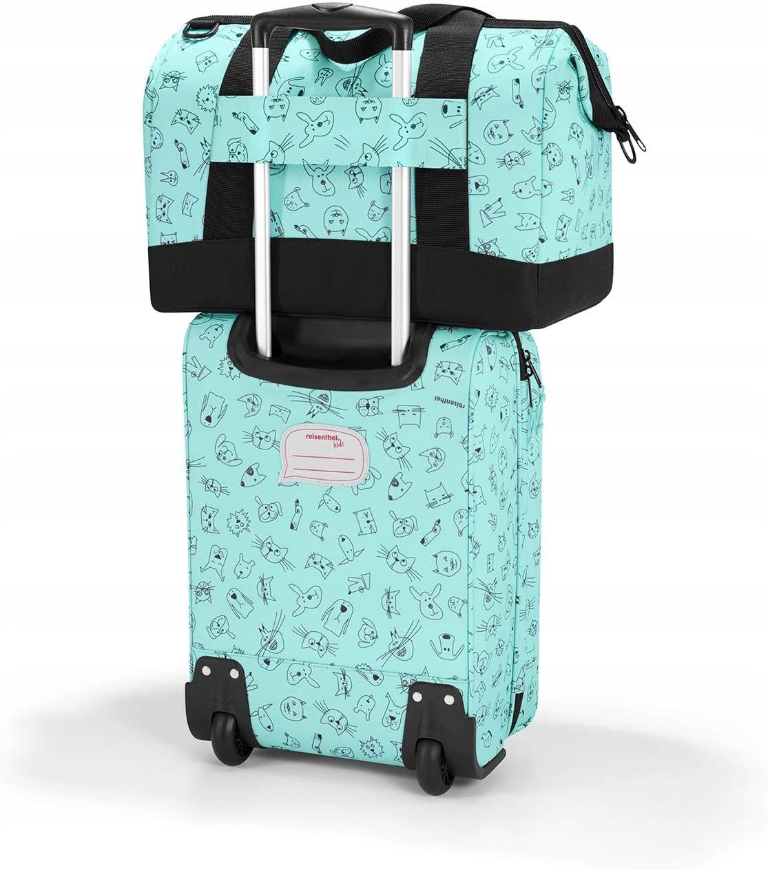 SCHOOL BAG CHILDREN'S CATS MINT DOGS 40CM DURABLE Manufacturer code TORBA SZKOLNA DZIECI KOTY PSY MIĘTOWA 40