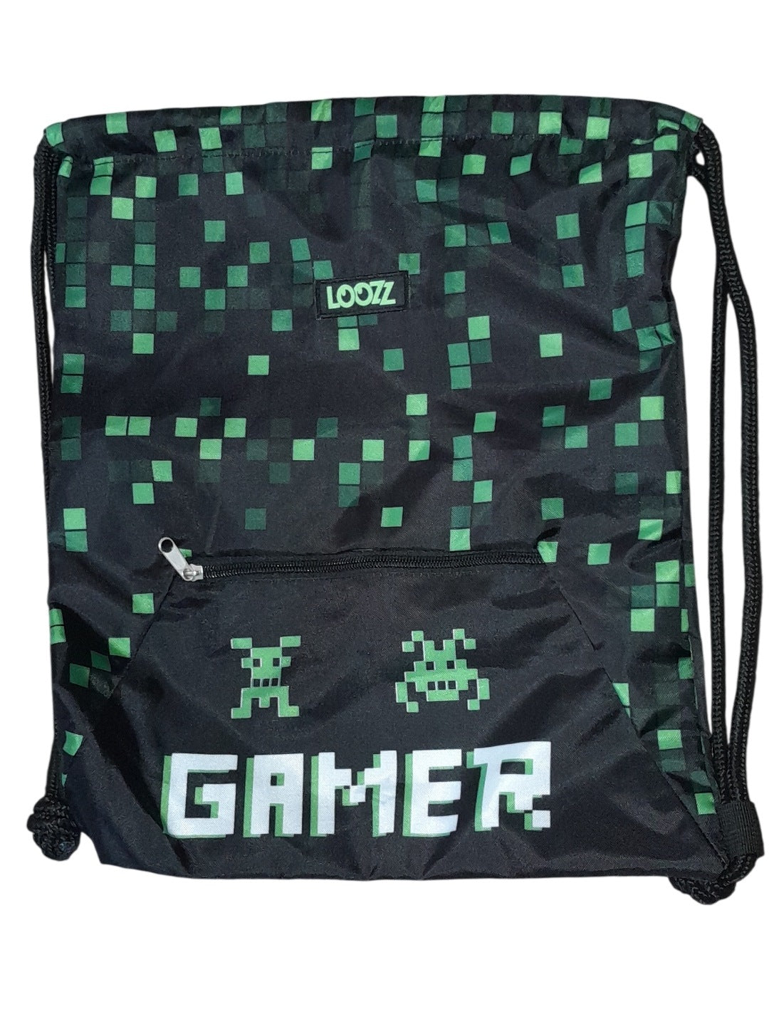 SCHOOL BAG FOR SHOES SCHOOL BAG GAMER BLACK WITH STRINGS FOR WF SPORT