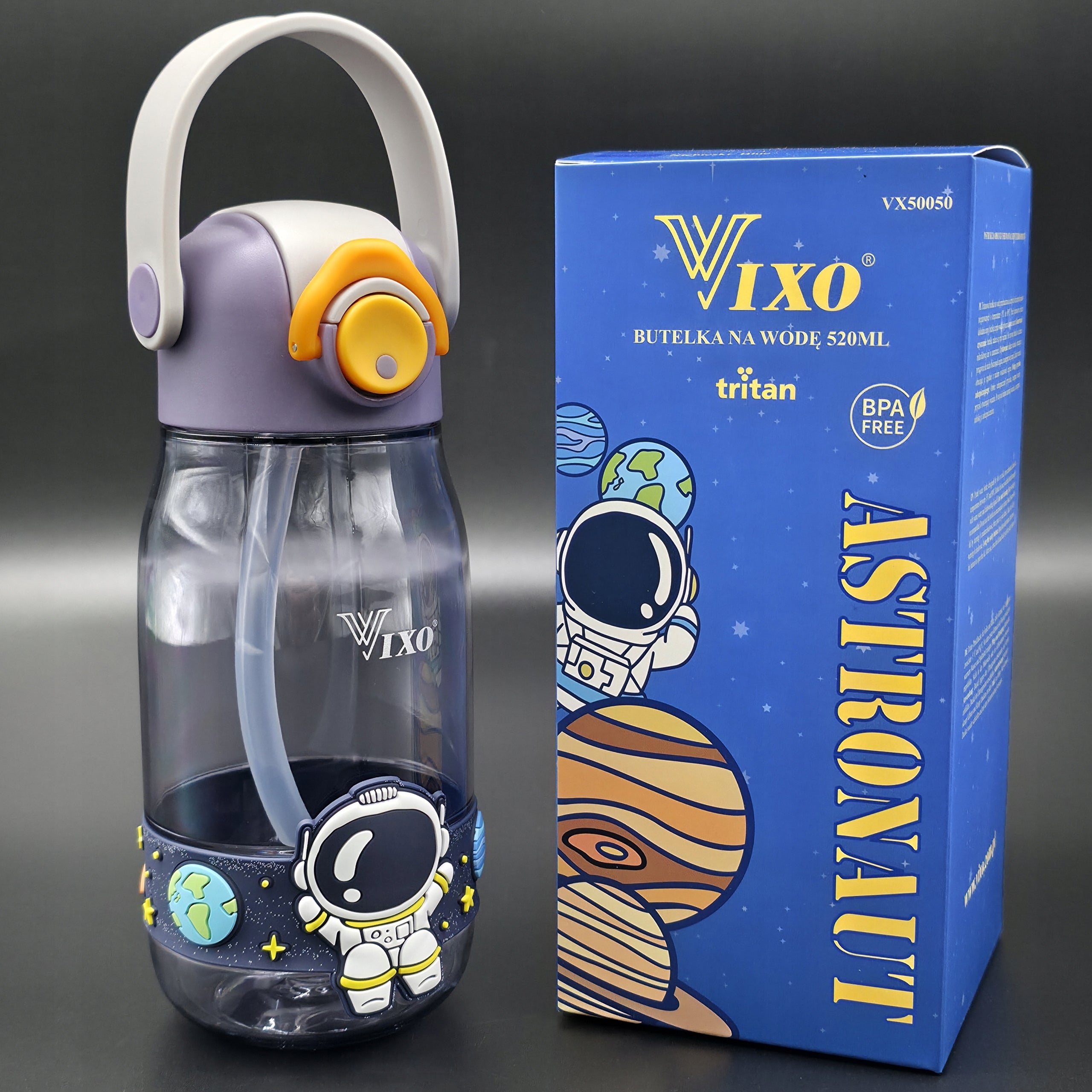 SCHOOL BOTTLE 520ML TRITAN SEALED WATER BOTTLE WITH MEASURING CUP FOR CHILDREN BPA Kind water bottle