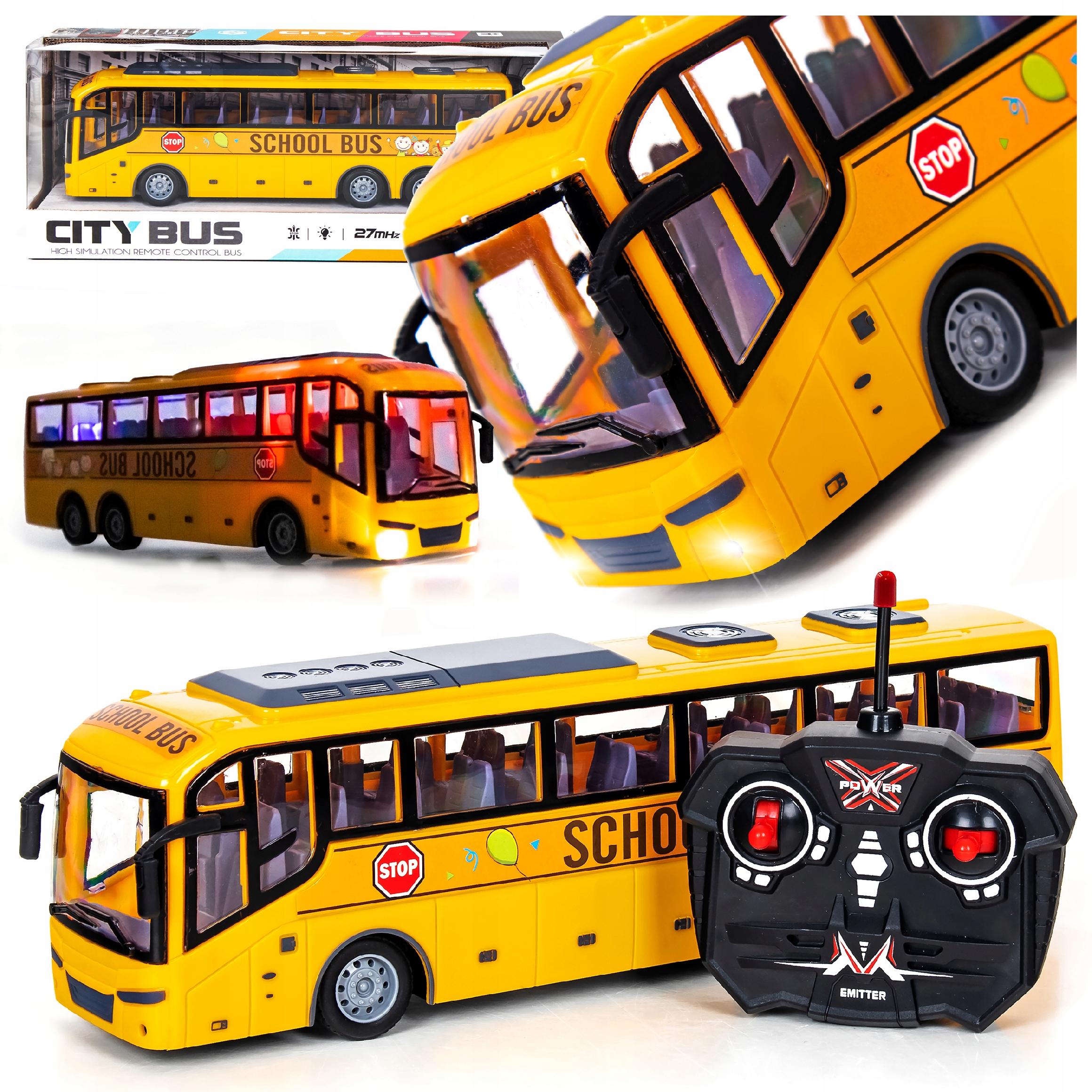 SCHOOL BUS remote controlled LARGE CAR for children AUTO WITH REMOTE CONTROL