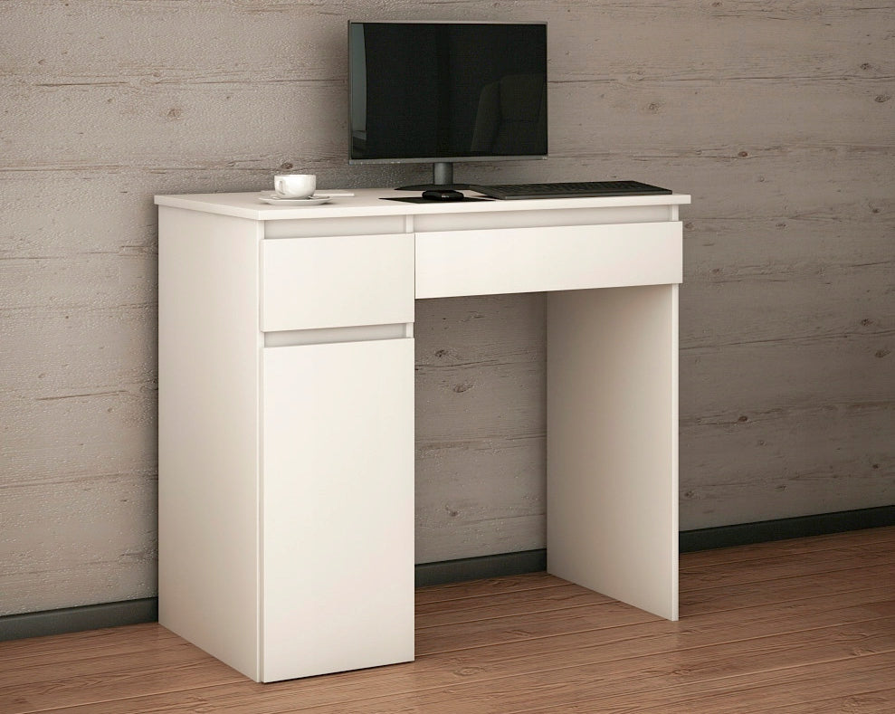 SCHOOL DESK YOUTH CHILDREN MEGAN AND WHITE ROOMY DRAWER CABINET Manufacturer code BMAB
