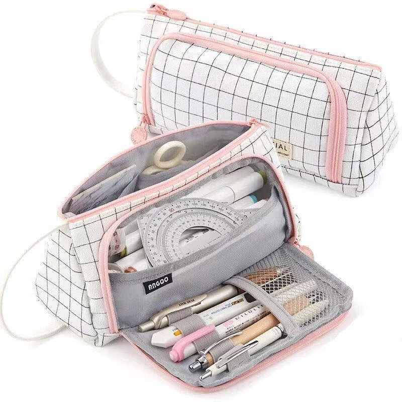 SCHOOL PENCIL CASE FOR PENCILS AND PENS FOR SCHOOL COMPACT PRACTICAL Brand no brand