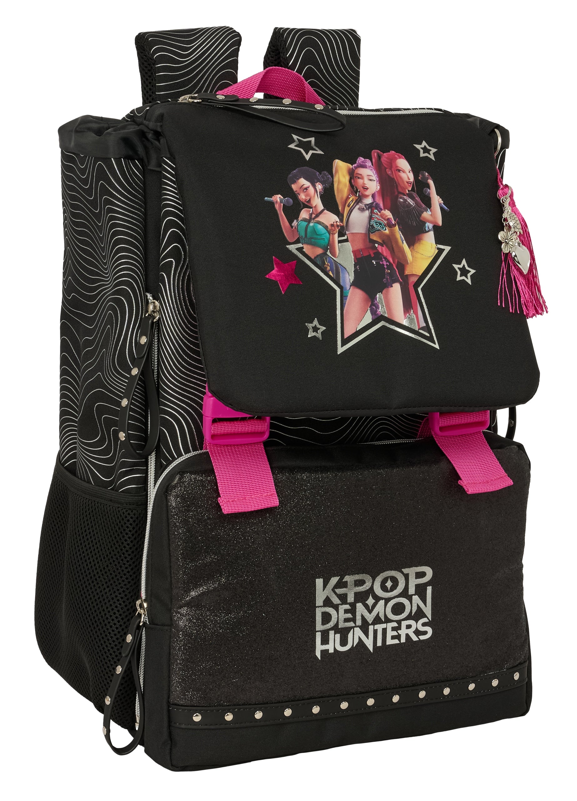 SCHOOL SATCHEL BACKPACK K-POP DEMON HUNTERS HUNTRIX GIRLS SAFTA 41 CM Manufacturer code 642668019