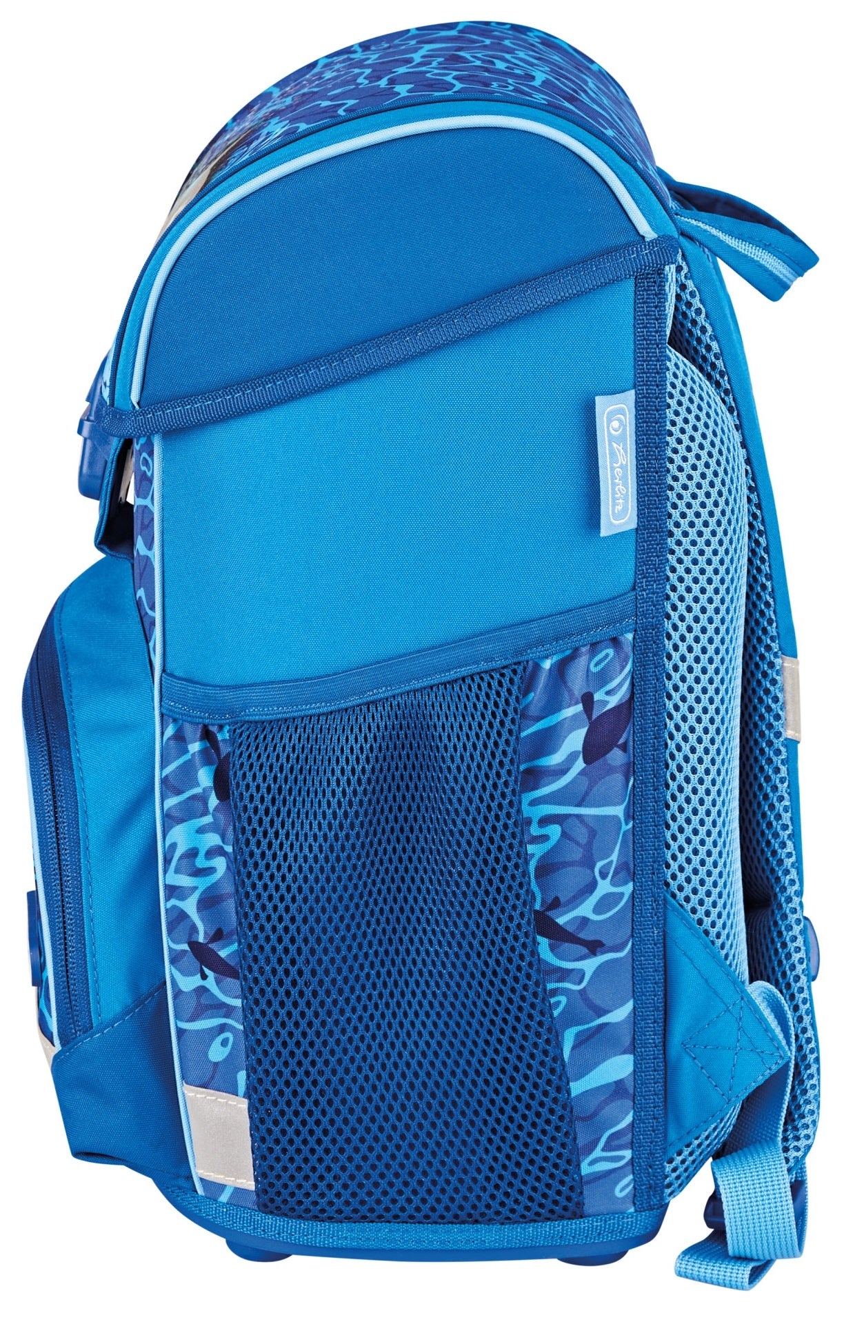 SCHOOL SATCHEL BLUE FOR BOY HERLITZ HERLITCZ PADDED ODBLAS Manufacturer code 50043156