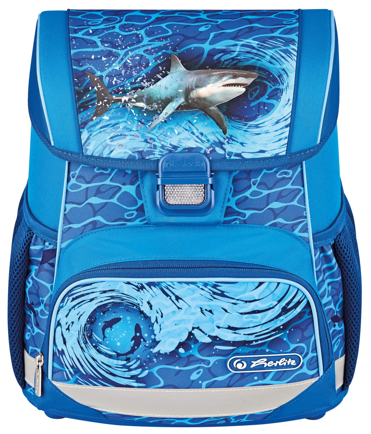 SCHOOL SATCHEL BLUE FOR BOY HERLITZ HERLITCZ PADDED ODBLAS