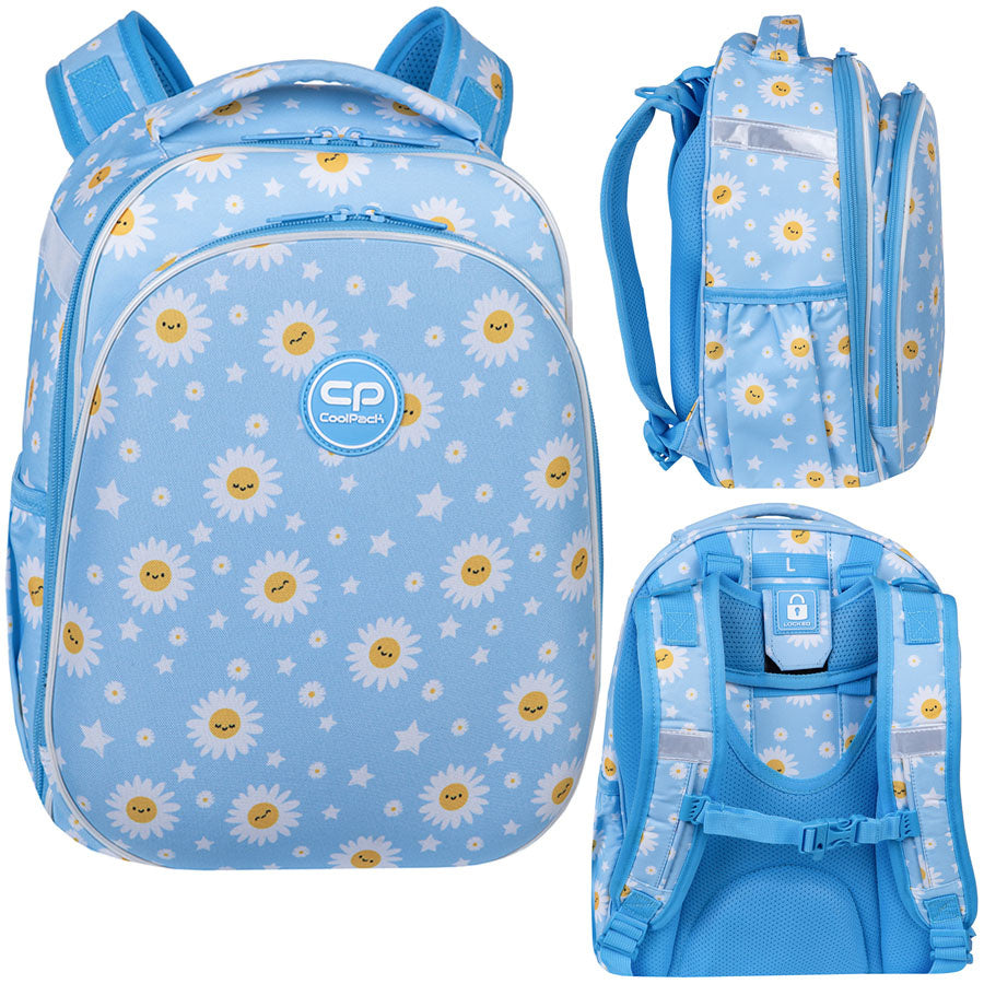 SCHOOL SATCHEL FOR GIRLS CLASS 1-3 COOLPACK DAISY SUN
