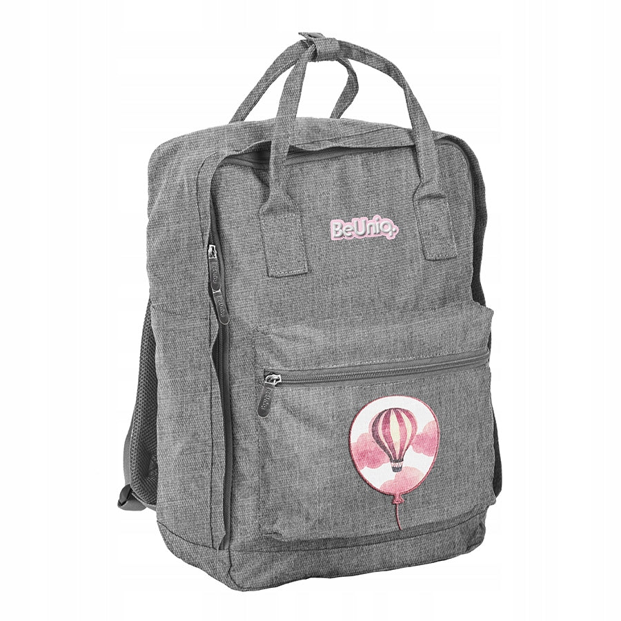 SCHOOL SET BEUNIQ BALLOON YOUTH BACKPACK BAG PENCIL CASE FOR GIRLS Brand Paso