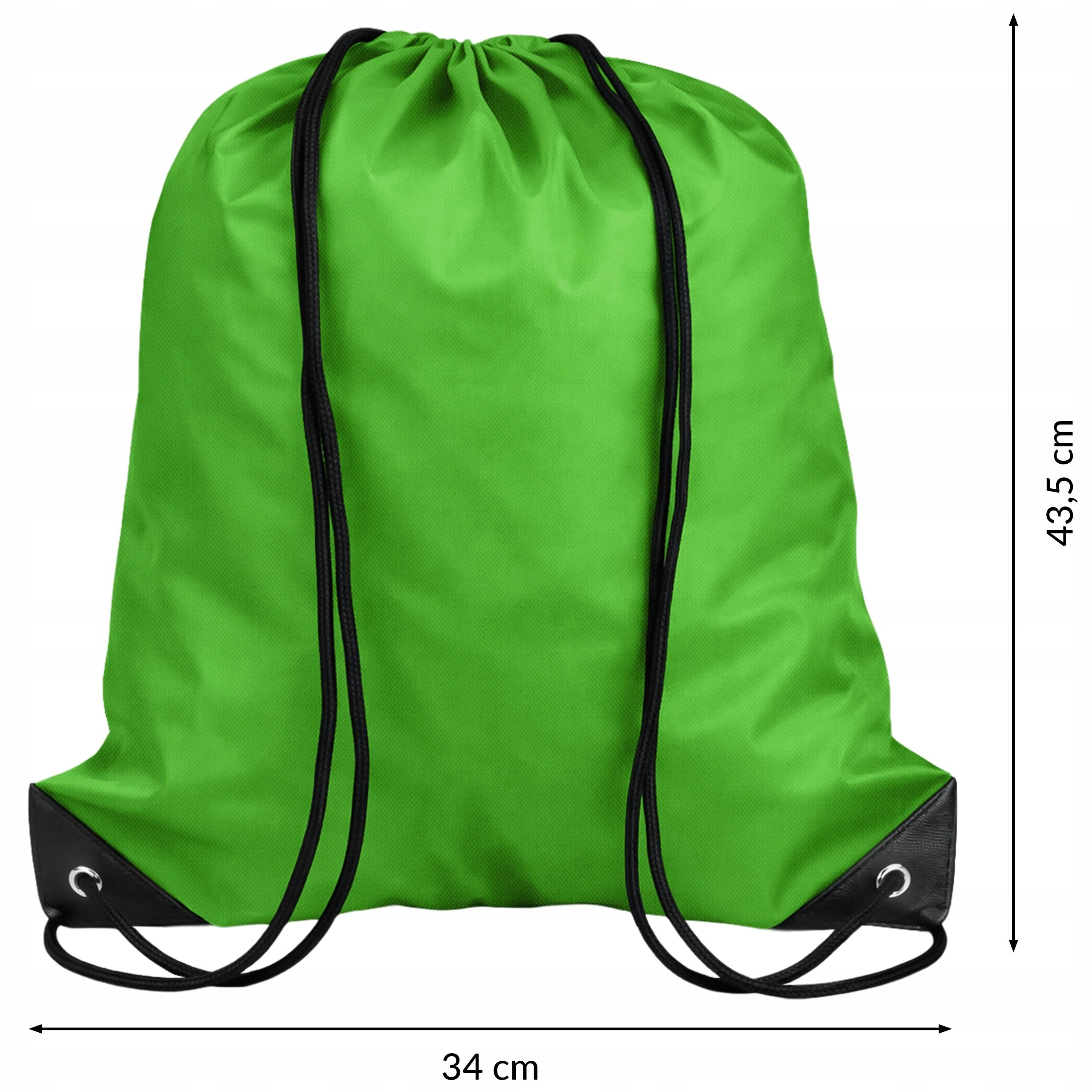 SCHOOL SHOE BAG FOR TRIP WF SHOES BAGPACK GREEN BACKPACK Manufacturer code Worek na buty plecak zielony wzmacniany