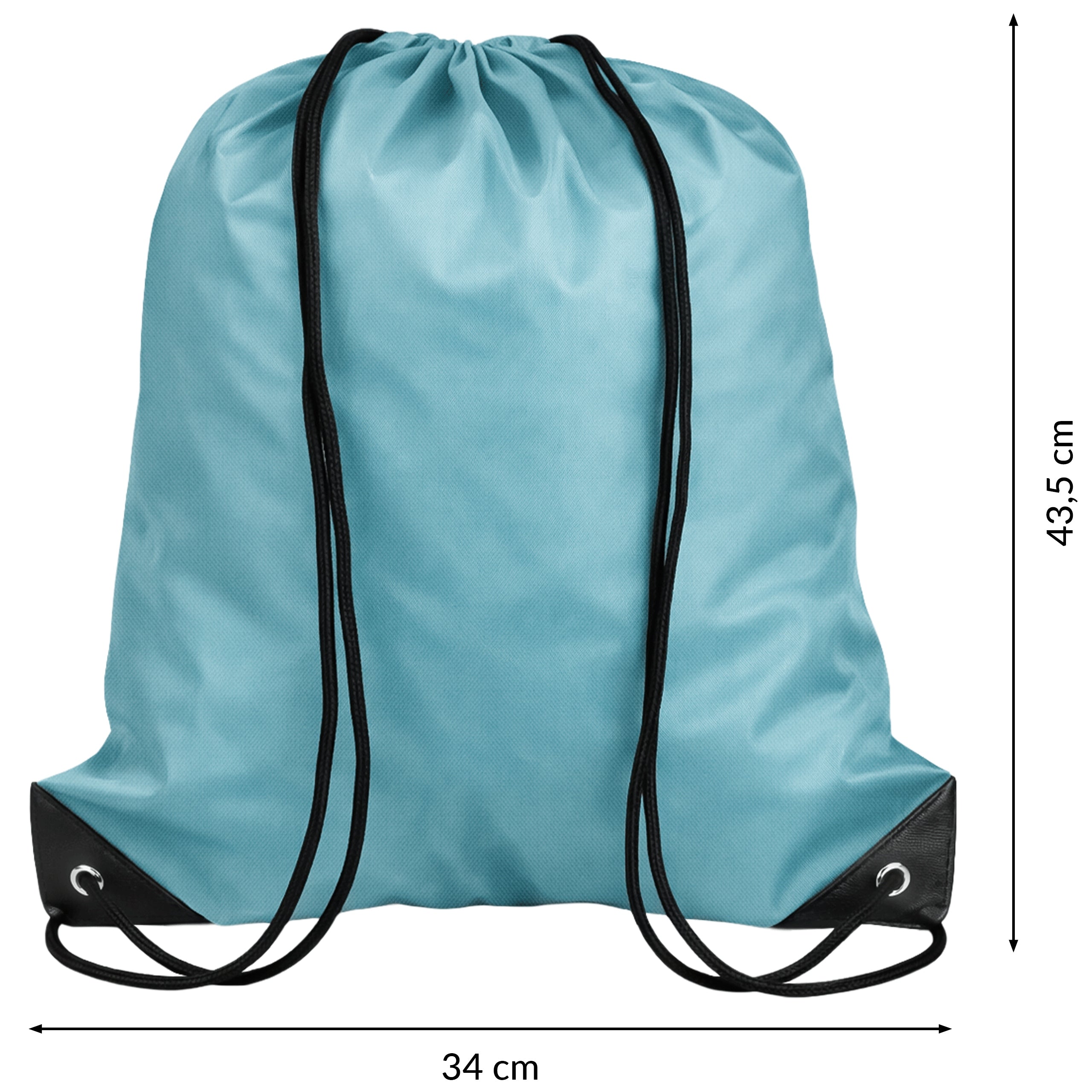 SCHOOL SHOE BAG SHOES BAG BACKPACK BLUE BACKPACK FOR HIKING WF Manufacturer code Worek na buty plecak błękitny wzmacniany