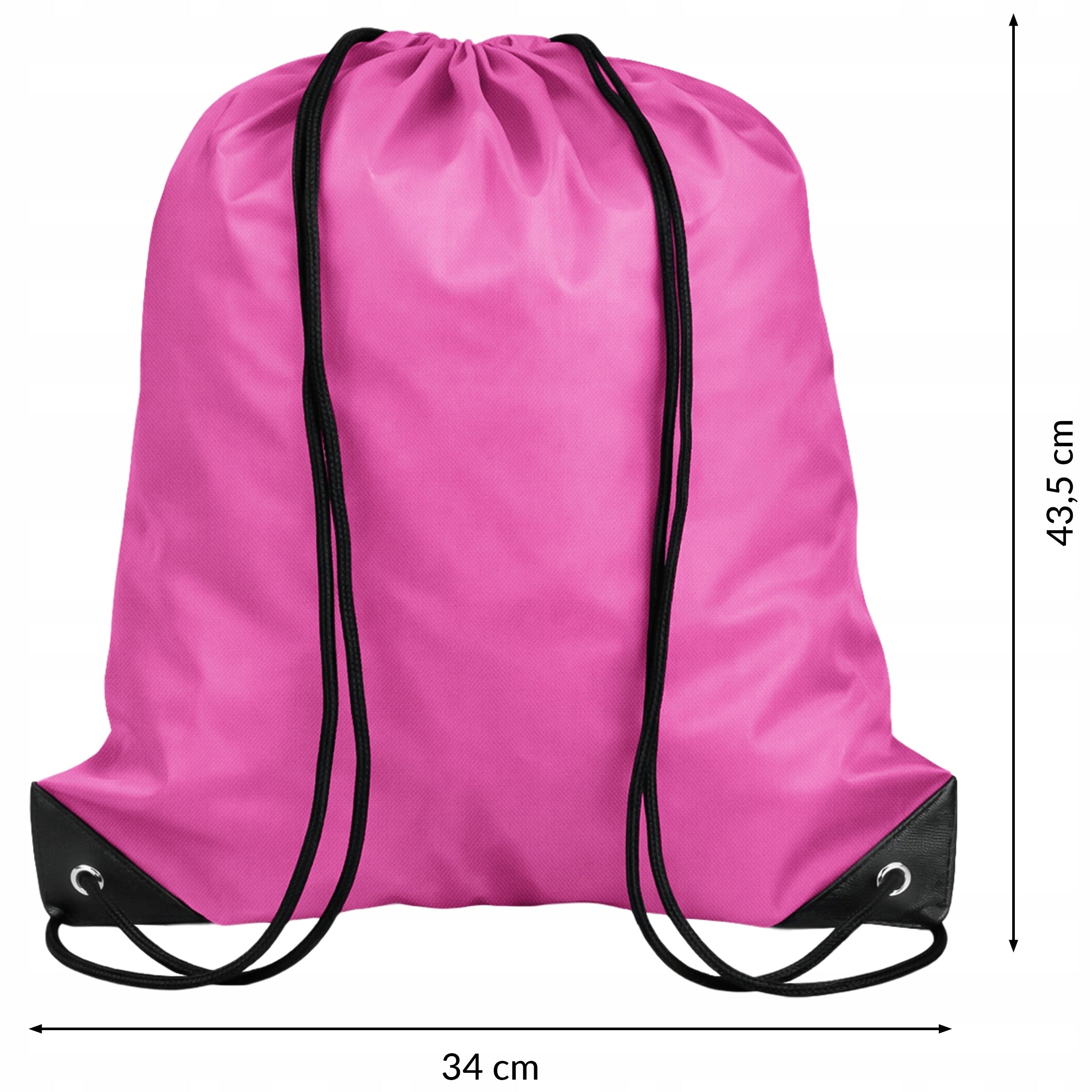 SCHOOL SHOE BAG SHOES BAG PINK BACKPACK FOR HIKING WF Manufacturer code Worek na buty plecak różowy wzmacniany