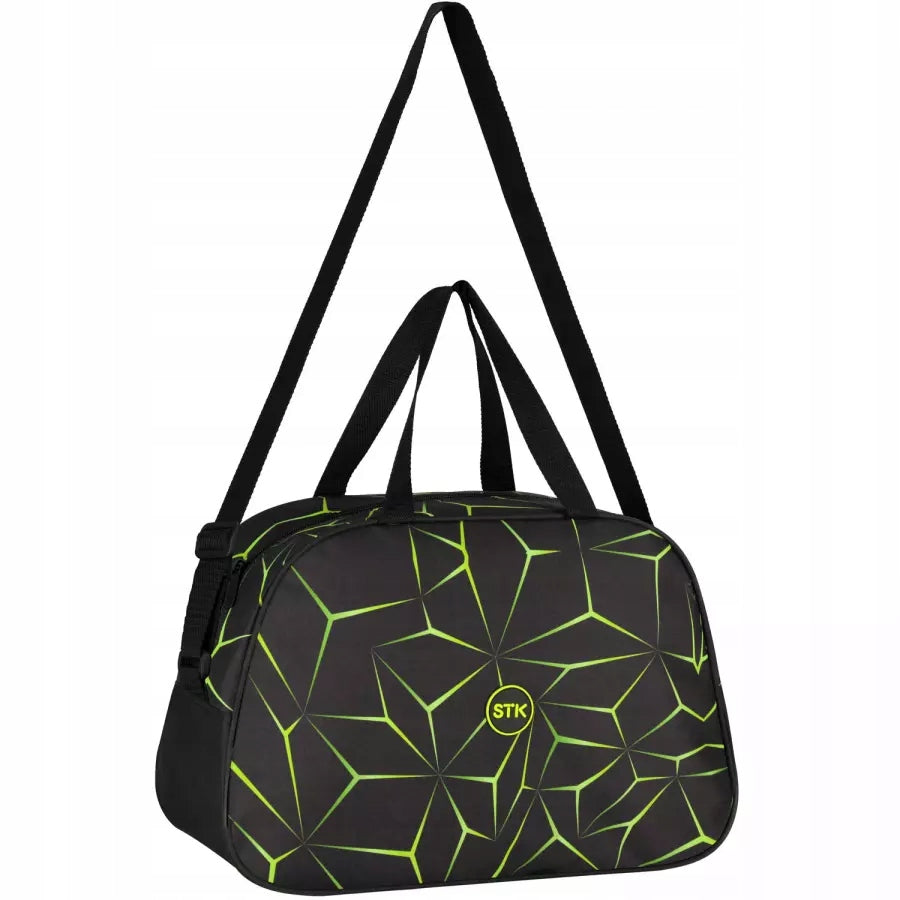 SCHOOL SPORTS BAG FOR SWIMMING POOL WF FOR BOY BLACK GEOMETRIC 3D QUAKE EAN (GTIN) 5905523683882