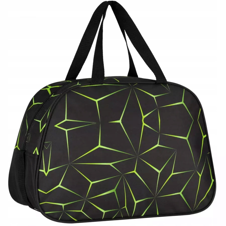 SCHOOL SPORTS BAG FOR SWIMMING POOL WF FOR BOY BLACK GEOMETRIC 3D QUAKE Manufacturer code 553006