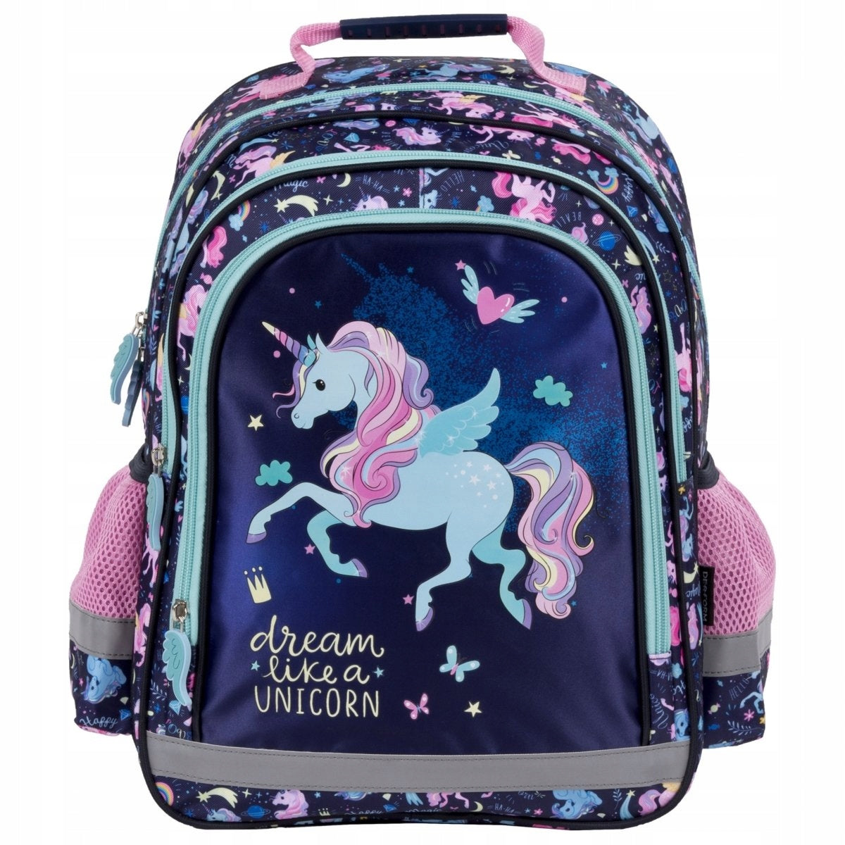 SCHOOL UNICORN BACKPACK FOR 1ST GRADE GIRLS' UNICORN DERFORM Packaging status original