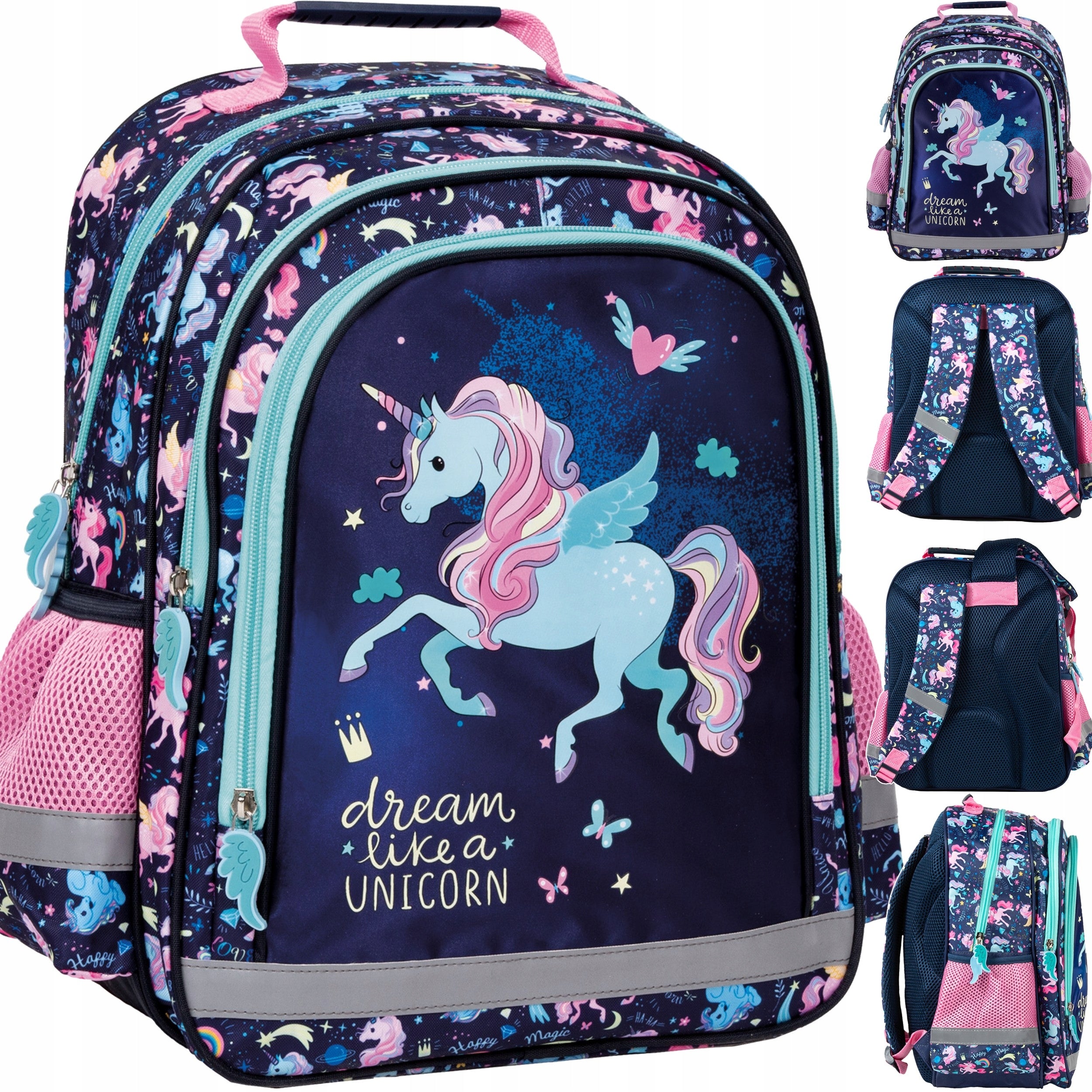 SCHOOL UNICORN BACKPACK FOR 1ST GRADE GIRLS' UNICORN DERFORM