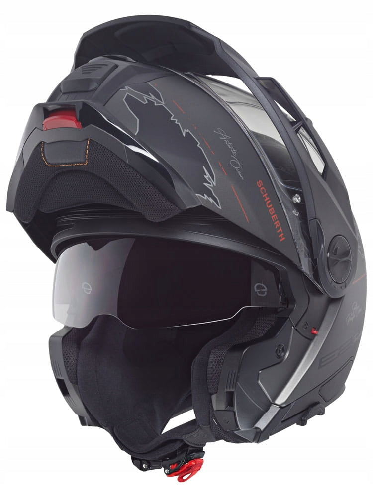 SCHUBERTH E2 ATLAS ANTHRACITE MOTORCYCLE HELMET JAW MODULAR GREY Packaging status original