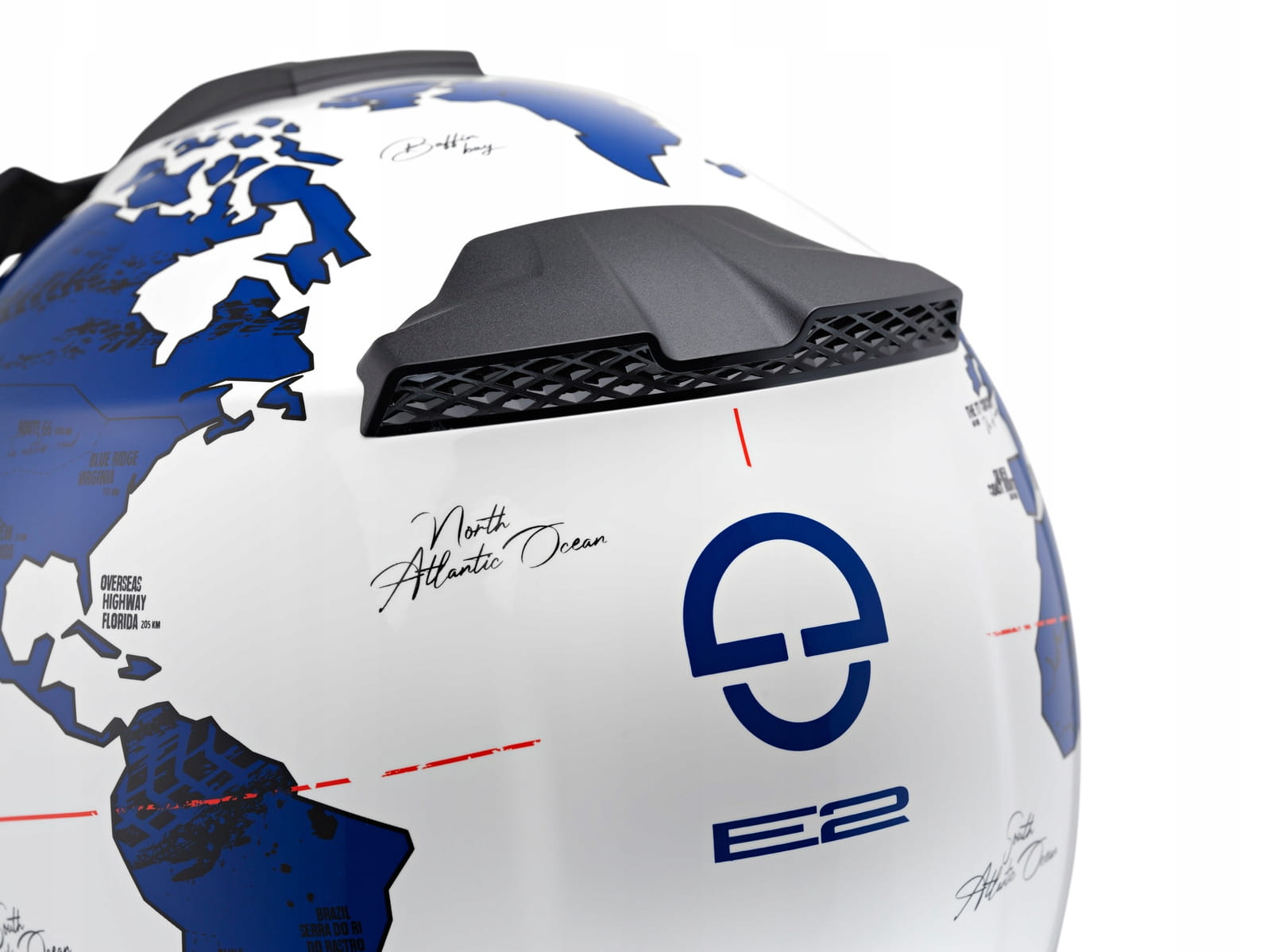 SCHUBERTH E2 ATLAS BLUE MOTORCYCLE HELMET JAW BLUE Manufacturer Schuberth