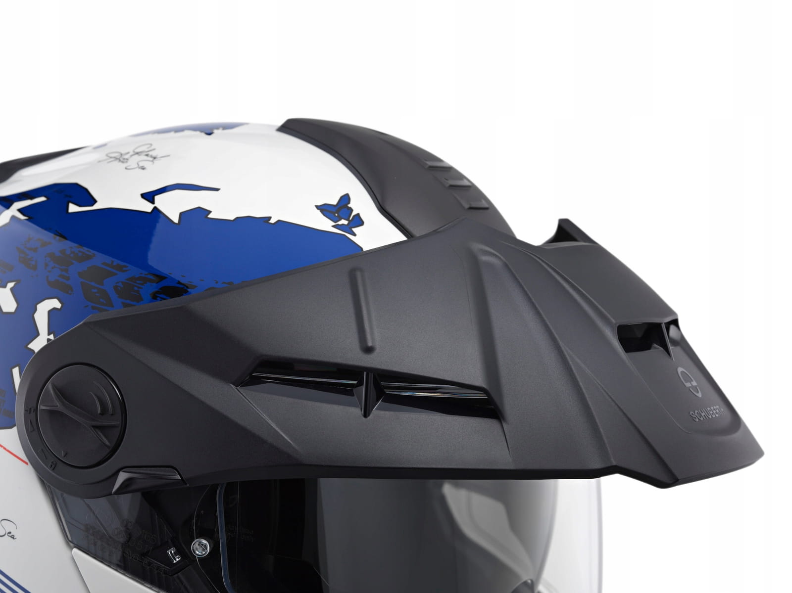 SCHUBERTH E2 ATLAS BLUE MOTORCYCLE HELMET JAW BLUE Packaging status original