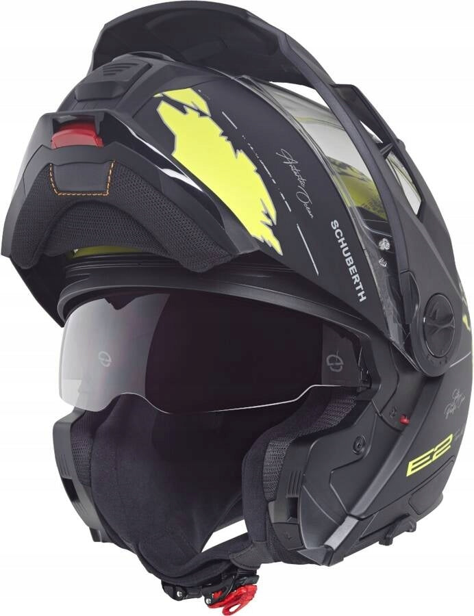 SCHUBERTH E2 ATLAS YELLOW jaw helmet r. 55/S Packaging status original