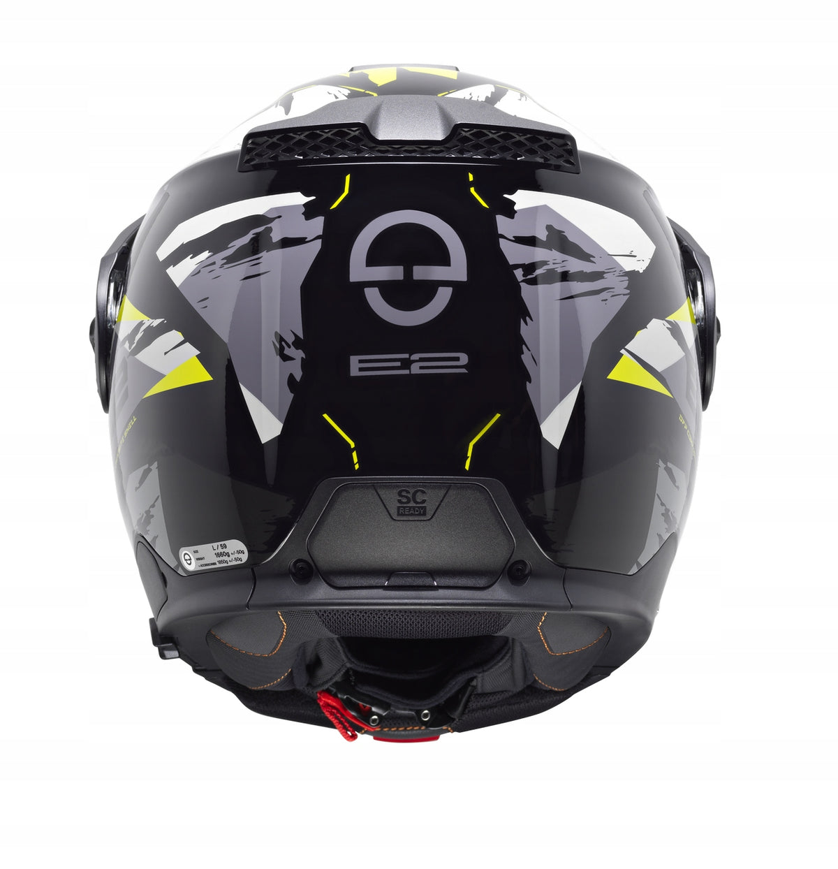 SCHUBERTH E2 jaw helmet TRAIL YELLOW r. 57/M Manufacturer's catalog number 73222129