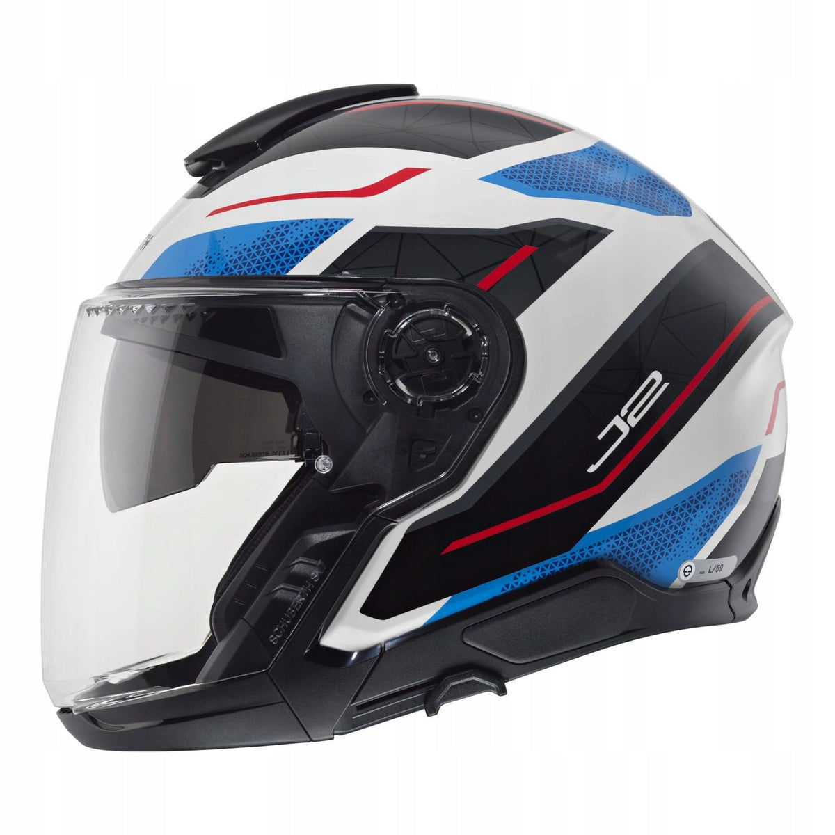 SCHUBERTH J2 SIGMA BLUE MOTORCYCLE HELMET OPEN JET S Size S