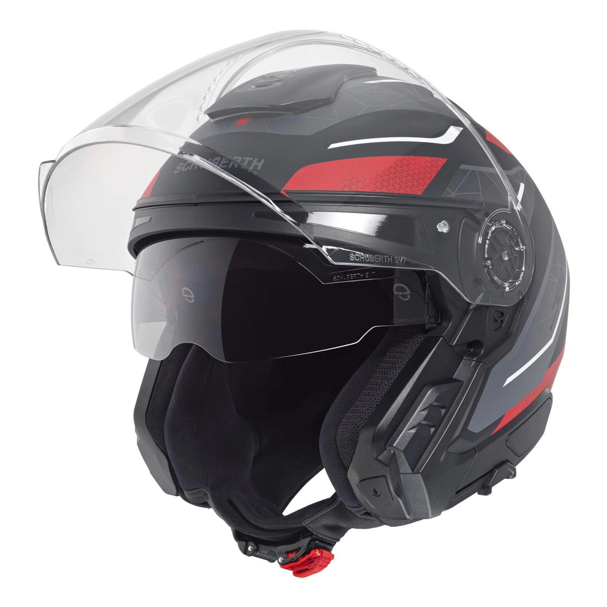 SCHUBERTH J2 SIGMA RED MOTORCYCLE HELMET OPEN JET L Packaging status original