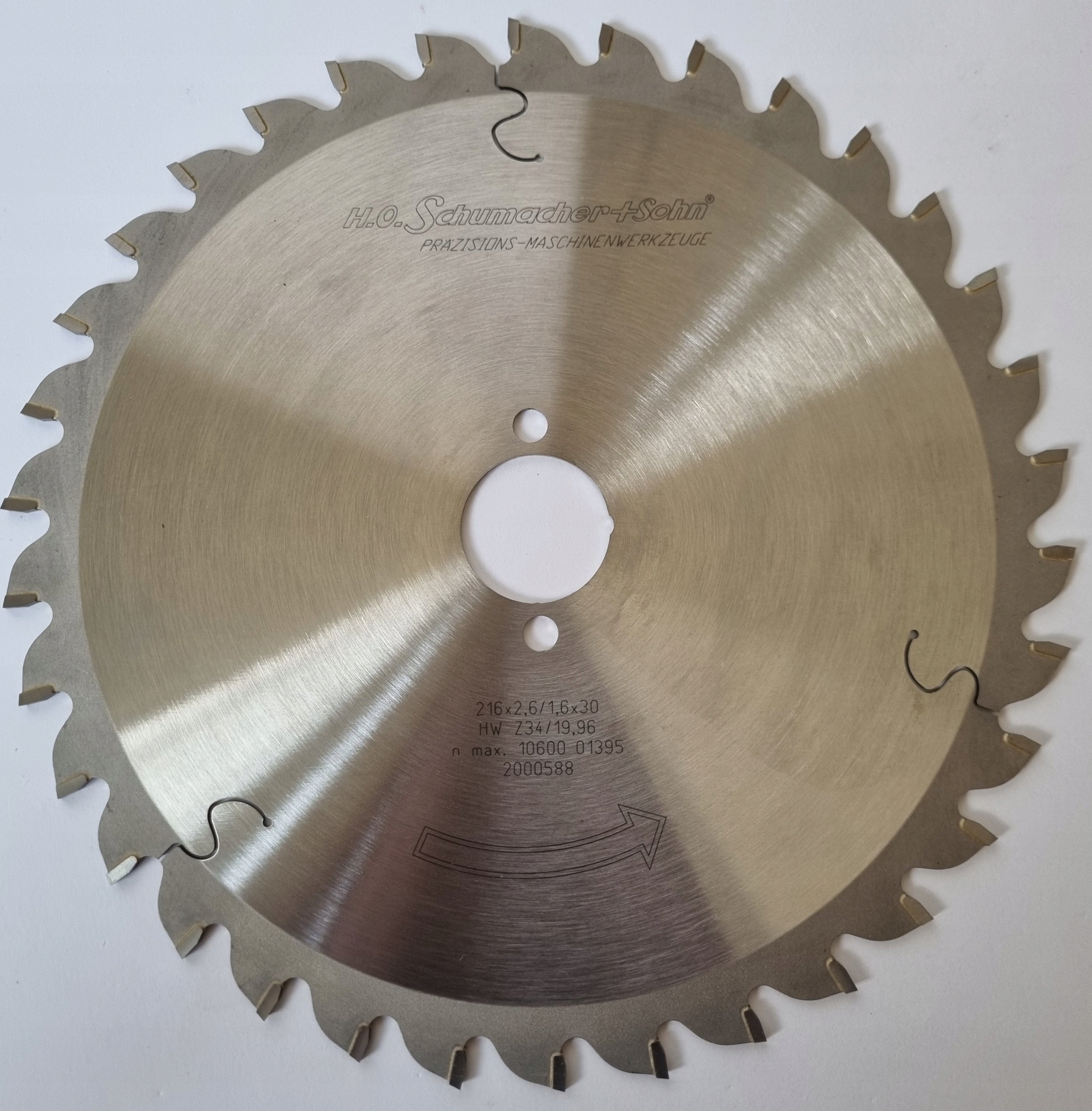 Holztrennscheibe, 216 x 2,6/1,6 x 30 mm, Z-34 HO Schumacher+Sohn 