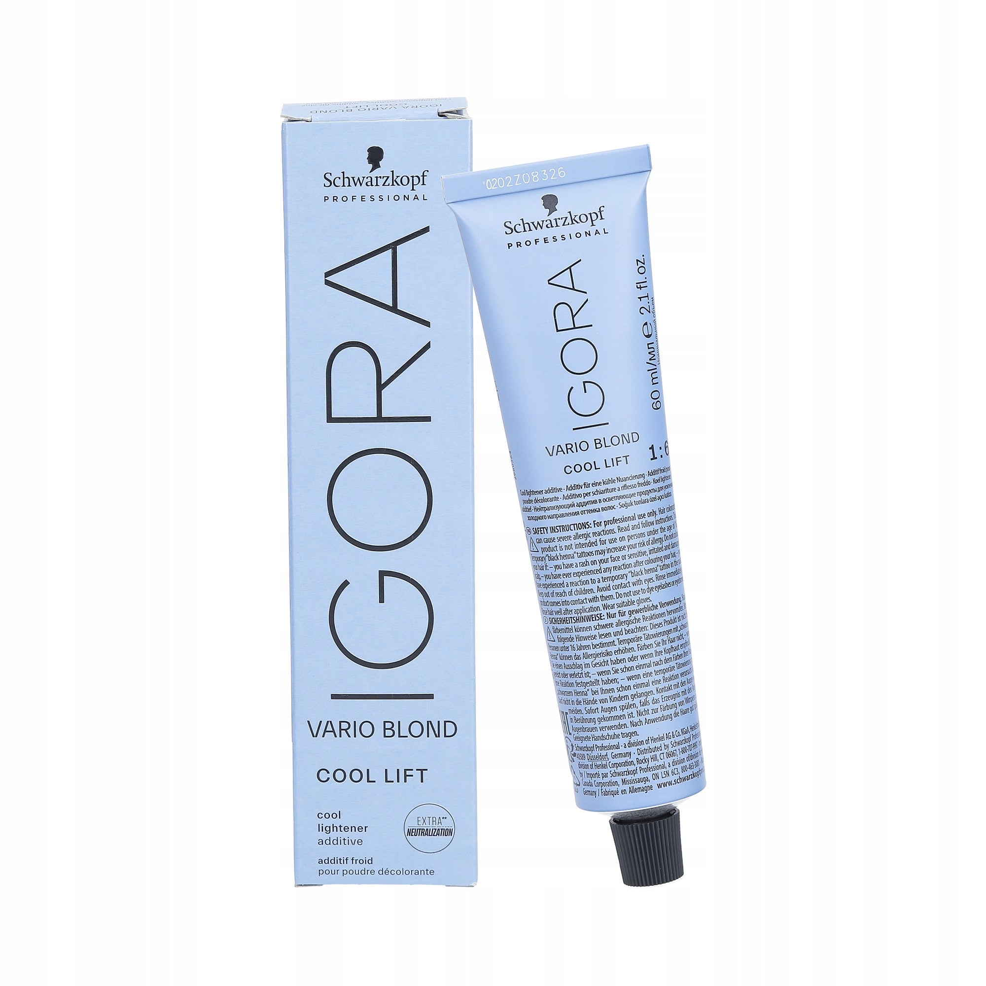Haarfärbemittel Schwarzkopf Professional Igora Vario Blond Cool Lift, 60 ml, Cool Bleach Additiv 