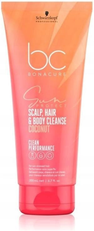Haar- und Körpershampoo Schwarzkopf BC Sun Protect 200 ml 